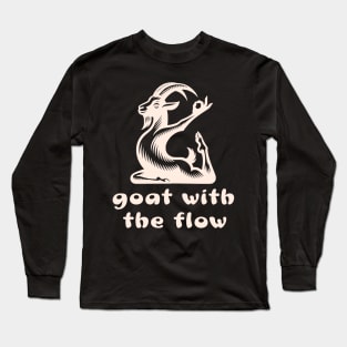 Goat Yoga Inspiration Long Sleeve T-Shirt